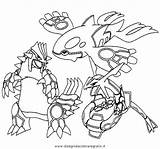 Pokemon Groudon Kyogre Coloring Pages Primal Rayquaza Deoxys Mega Print Ausmalbilder Drawing Library Clipart Getcolorings Legendary Colorprint Dexos Color Getdrawings sketch template