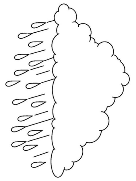 rain coloring pages