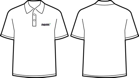 editable black polo shirt template