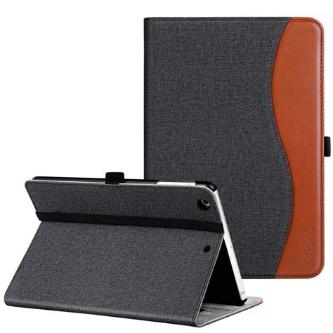 ztotop ipad mini case premium leather business folio stand protective cover  apple ipad mini