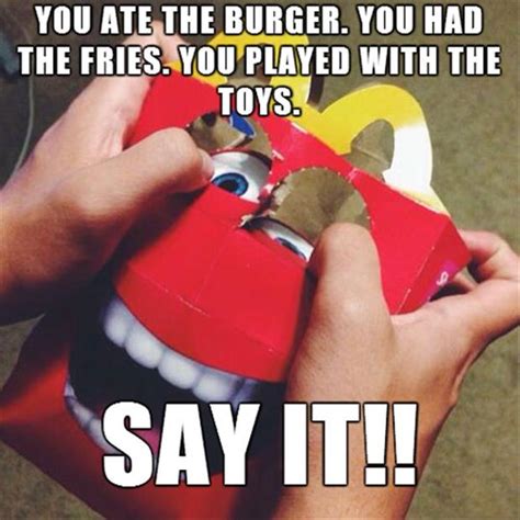 Funny Quotes Mcdonalds Happy Meal Quotesgram