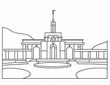 Lds Temples Bountiful sketch template