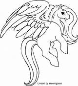 Pegasus Unicorns Licorne Coloriage Pegacorn sketch template