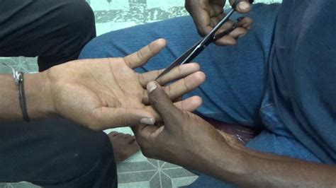 the world s best finger massage with scissor asmr relaxing youtube