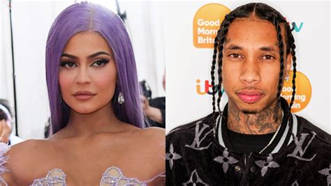 tyga shuts down kylie jenner questions in gmb interview hollywood life