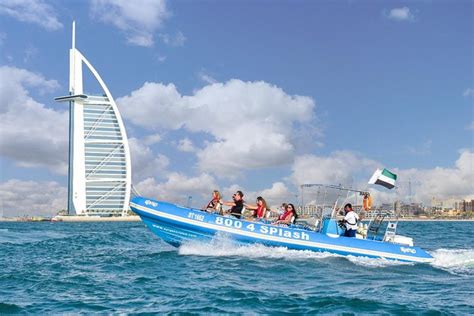 minutes speedboat  dubai marina atlantis  burj al arab