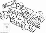 Car Coloring Pages Color Number Kids Numbers Race Cars Games Racing Printable Worksheets Dirt Drag Late Model Sun Indy Racecar sketch template