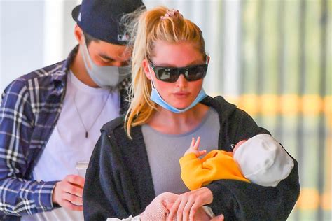 Elsa Hosk Steps Out With Her Newborn And More Star Snaps Page Six