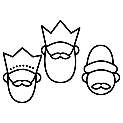 lista  imagen dibujos de los reyes magos facil alta definicion completa
