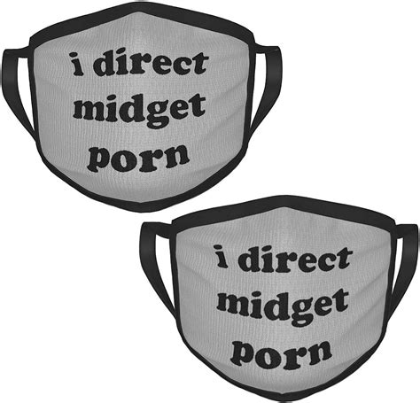 I Direct Midget Porn Unisex Black Mask For Adults Rimmed 2 Sets Cover