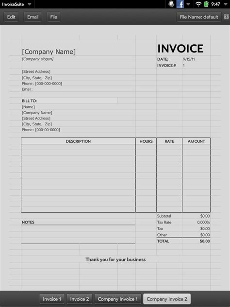 employed invoices invoice template ideas