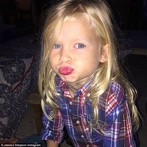 jessica simpson posts yet another shot of her daughter maxwell daily mail online