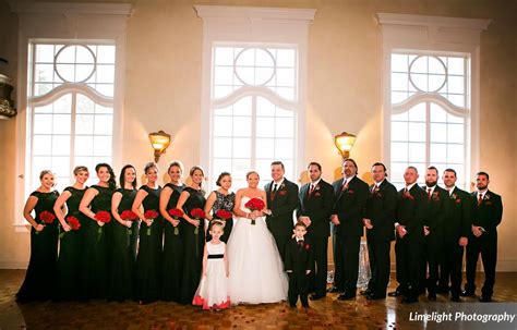 modern black and red wedding shaleena and brandon a