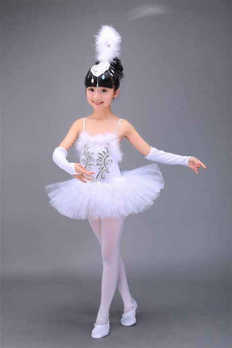 shipping  cm ballet dress leotard stage performance costumes dance skirt girls ballet