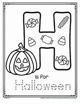 Halloween Letter Printable Color Trace Tracing Kidsparkz Worksheets Preschool Alphabet Worksheet sketch template