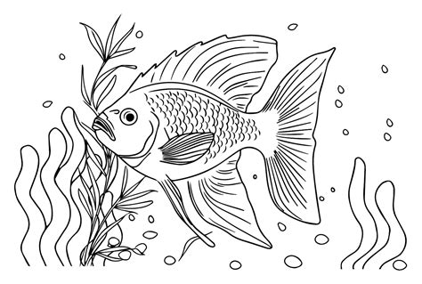 angelfish drawing coloring page  printable coloring pages