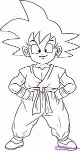 Coloring Goku Pages Easy Dragon Library Clipart Ball Drawing Printable sketch template
