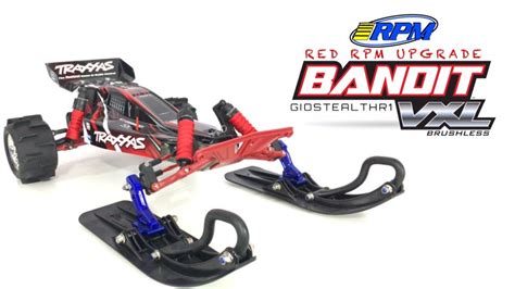 traxxas bandit vxl red rpm upgrade youtube