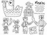 Pirate Paper Puppets Activities Pirates Theme Printables Crafts Piraten Coloring Kids Pages Cowboy Van Bag Preschool Springtimetreats Fairy Color Artikel sketch template