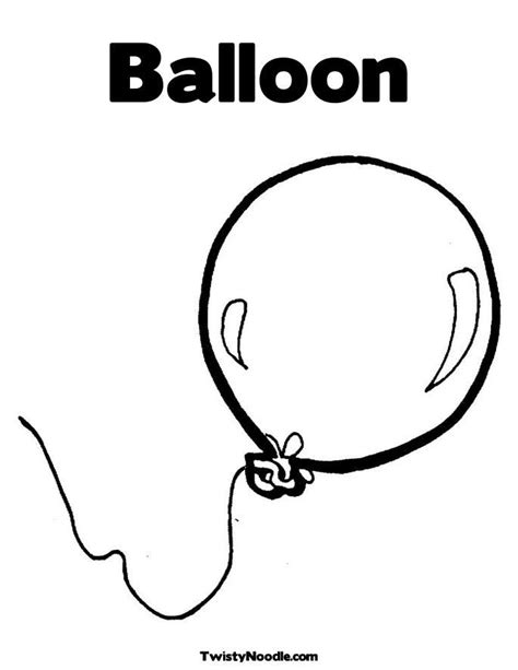 birthday balloons coloring pages   birthday balloons