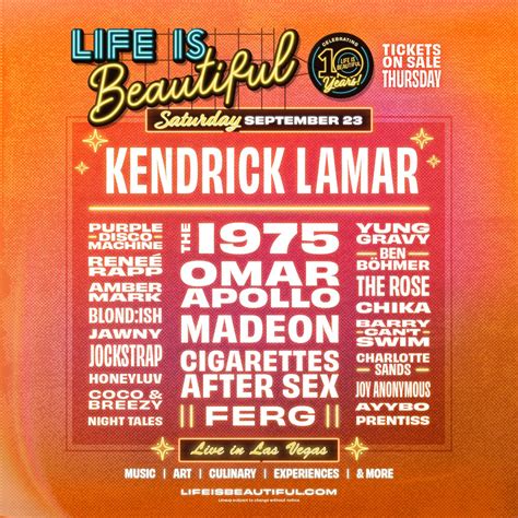 life is beautiful 2024 lineup tickets schedule live stream