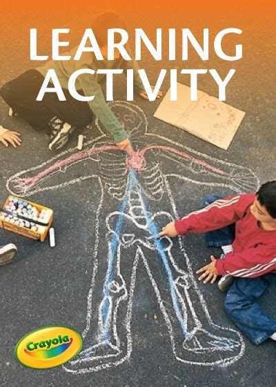 crayola ciy crafts human body activities skeleton  kids