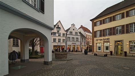 innenstadt bzw fussgaengerzone  kempen foto bild architektur