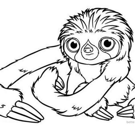 sloth coloring pages heart sticker template  printable coloring pages