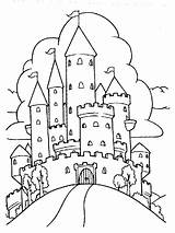Pages Castle Unicorns Flowing sketch template