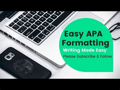 formatting abstract student paper  edition page youtube