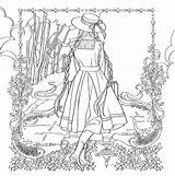 Coloring Pages Green Gables Anne Fashion Adults Color Sci Fi Book Adult Oasis Deadly Sins Printable Avalon Magic Web Steampunk sketch template