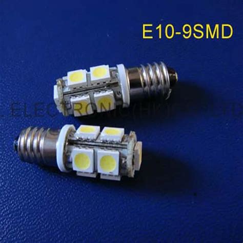 High Quality 12v E10 Led Lighting E10 Led Car Bulbs E10 Led Car Signal
