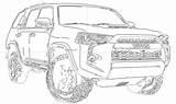 4runner Dxf Trd Eps sketch template