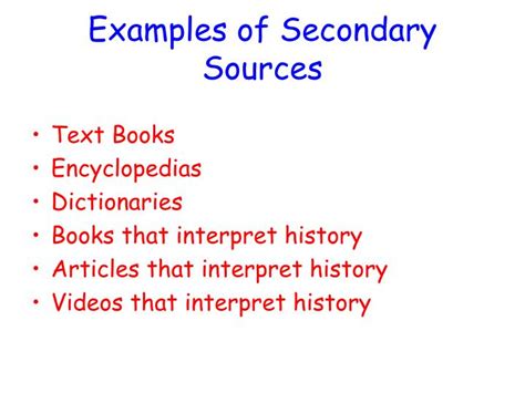 primary  secondary sources powerpoint  id