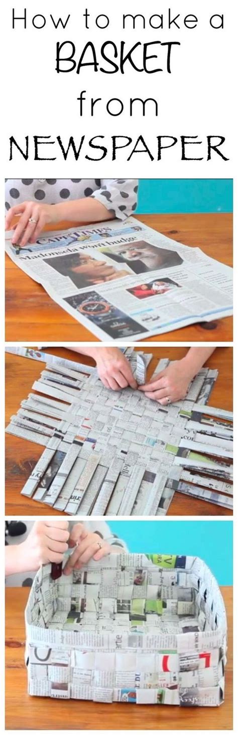 simple newspaper craft ideas  kids  tutorials newspaper