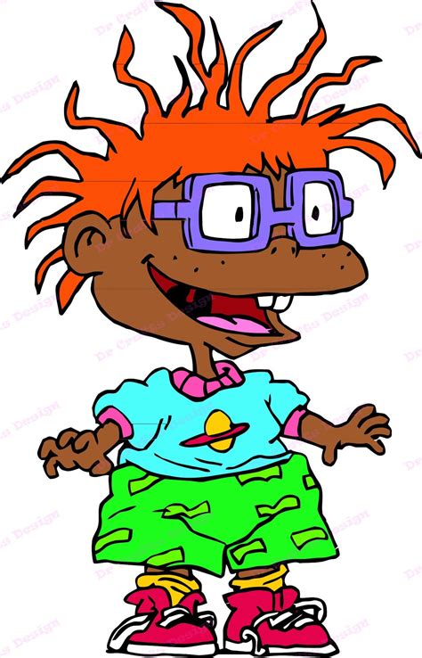 Chuckie Finster African American Rugrats Svg 1 Svg Dxf Etsy
