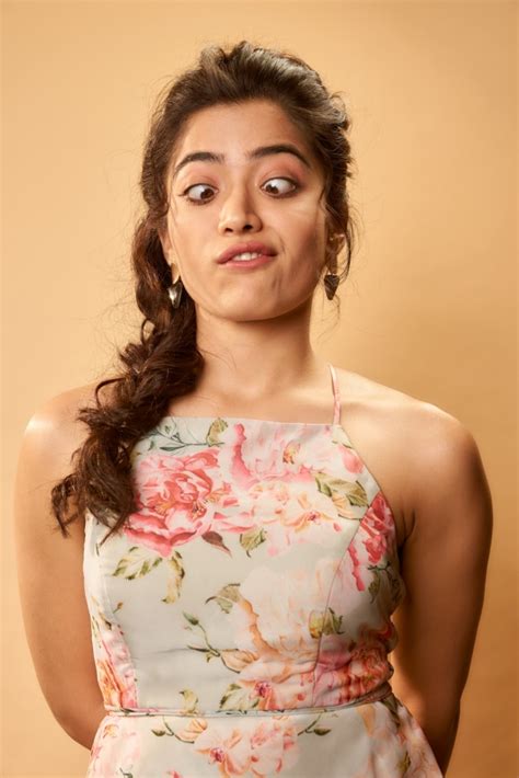 Telugu Actress Rashmika Mandanna Crazy Expressions Photoshoot Pics