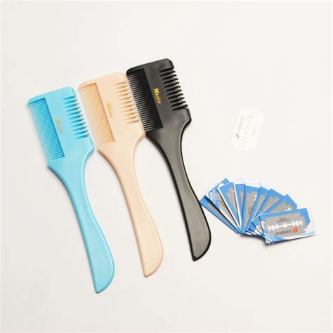 pcs quality professional hair razor comb hair razor cutting thinning