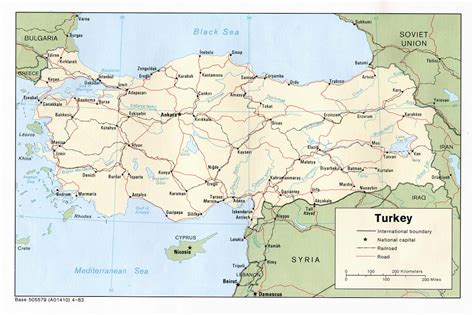 turkey map  printable maps