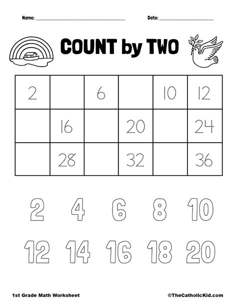 count   bible themed st grade math worksheet catholic