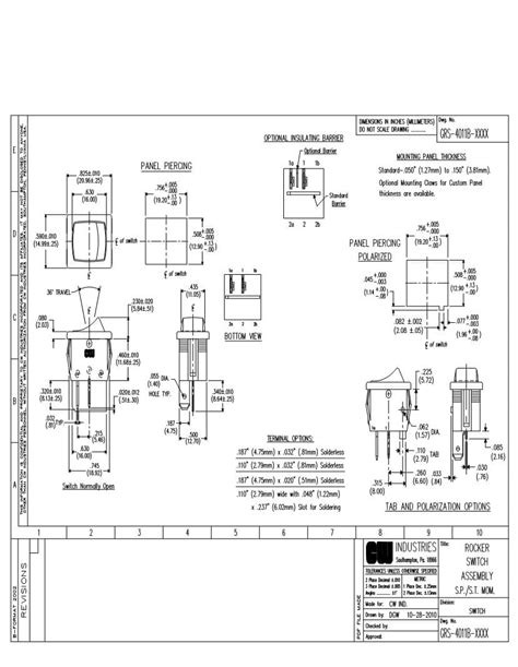 carling technologies rocker switch wiring diagram  wiring diagram