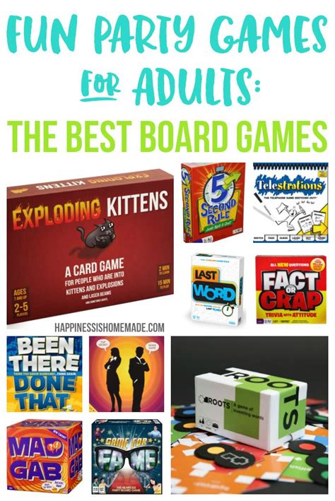 Fun Party Games For Adults The Best Board Games