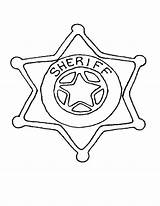 Sheriff Etoile Sherif sketch template