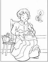 Betsy Ross Coloring Getcolorings sketch template