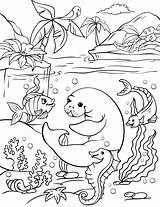 Coloring Sea Pages Animals Kids Animal Ocean Book Printable Choose Board Digital Sheets sketch template