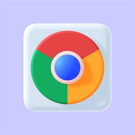 premium photo chrome browser icon chrome browser logo google chrome