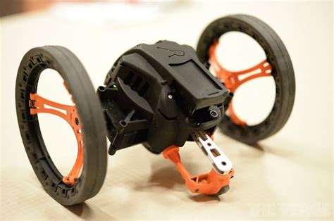 ces  parrot unveils  ios controlled toys minidrone  jumping