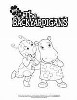 Backyardigans Coloring Tasha Uniqua Clipart Library Treehouse Pages Back Popular Clip sketch template