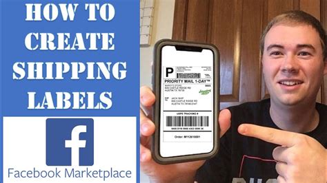 create shipping labels  facebook marketplace  step  step tutorial ship setup