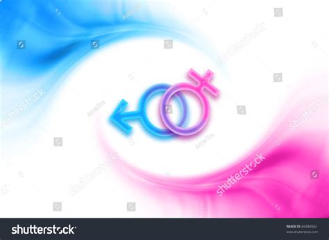 abstract sex background with male and female gender symbols